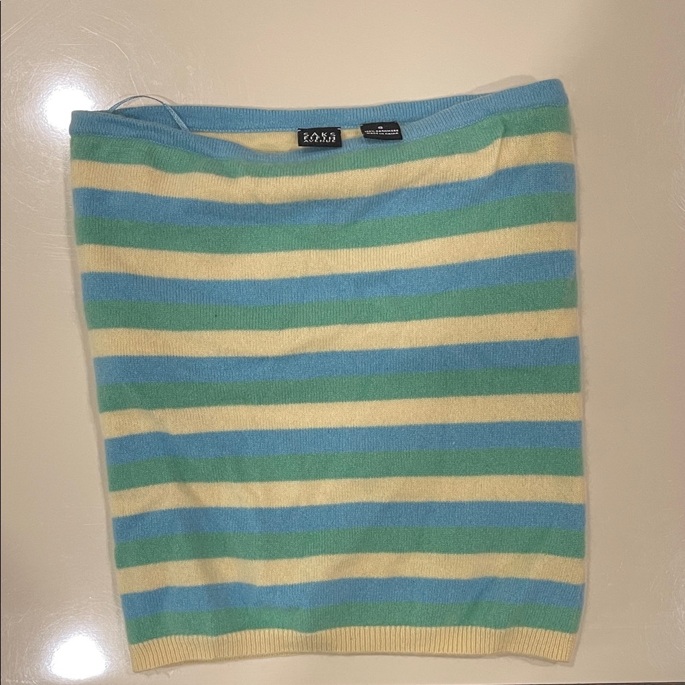 Cashmere tube top